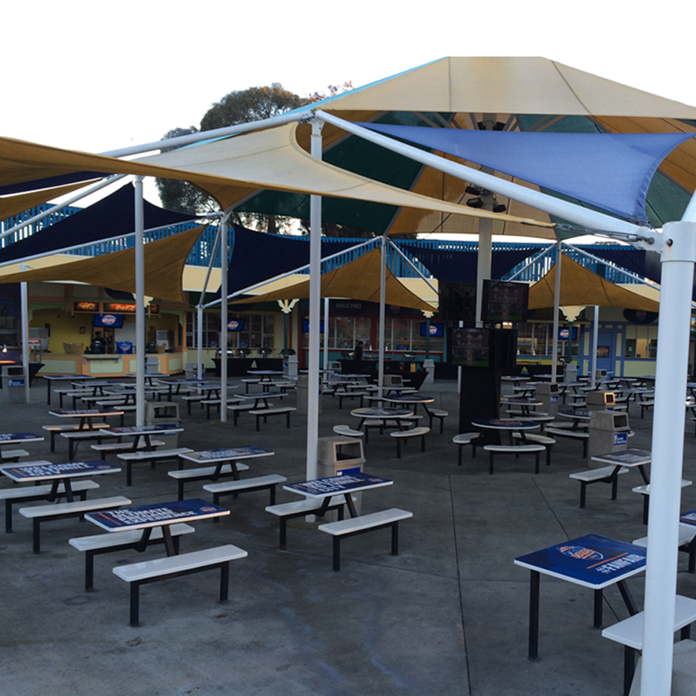 Fan Fair Food Court Tables