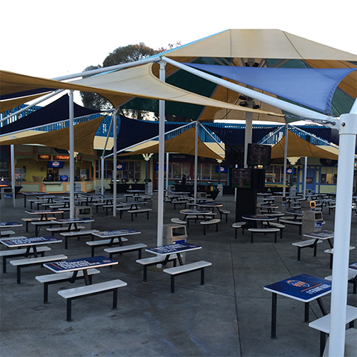 Fan Fair Food Court Tables